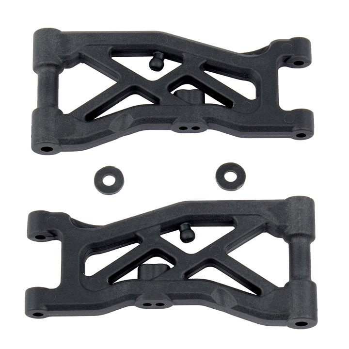 AA92129 RC10B74 Front Suspension Arms, hard