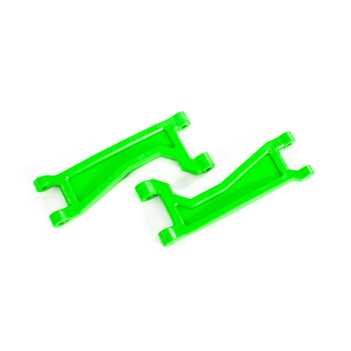 AX8998G Suspension arms, upper, green (left or right, front or rear) (2) (for use with #8995 WideMAXX™ suspension kit)