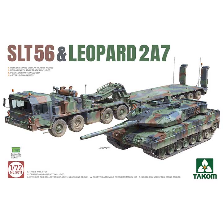BT5011 1대72 SLT56 + 레오파드 2A7