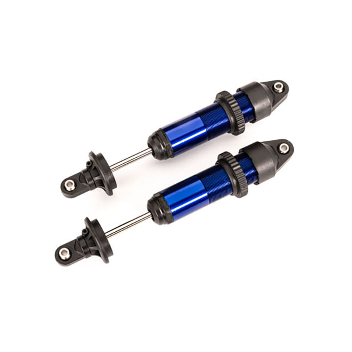 AX7861 Shocks, GTX, medium (aluminum, blue-anodized)