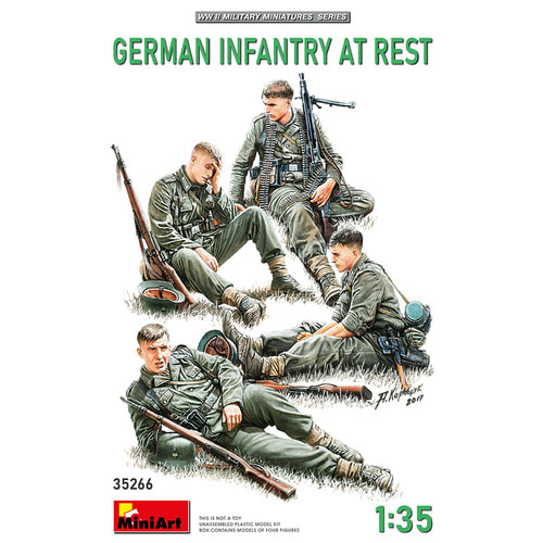 BE35266 1대35 휴식중인 독일군 세트
