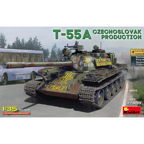 BE37084 1대35 T-55A 체코슬로바키아 생산형
