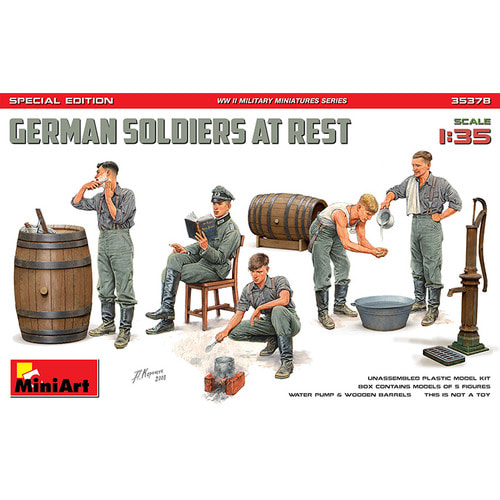 BE35378 1대35 휴식중인 독일군 보병들 - 스페셜 에디션