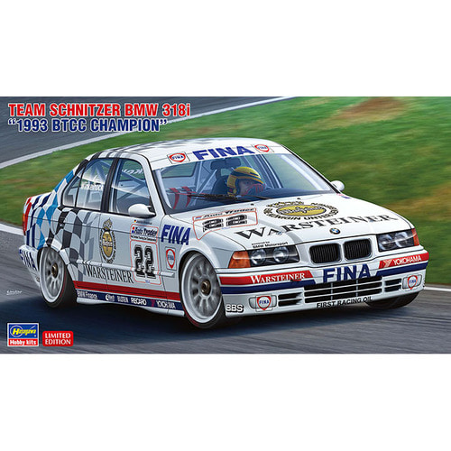 BH20551 1대24 Team Schnitzer BMW 318i 1993 BTCC 챔피언