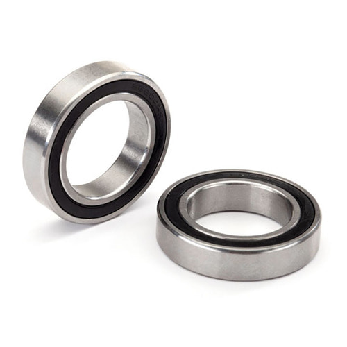 AX5196X  Ball bearing, black rubber sealed, stainless (20x32x7mm) (2)