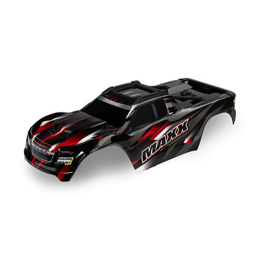 AX8918R Body, Maxx, red fits Maxx-extended chassis 352mm wheelbase
