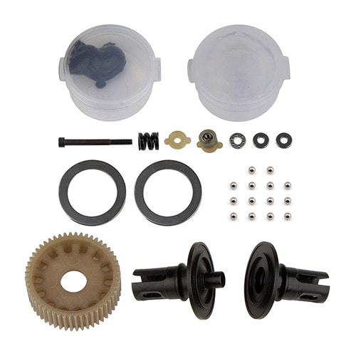 AA91992 RC10B6 Ball Differential Kit with Caged Thrust Bearing