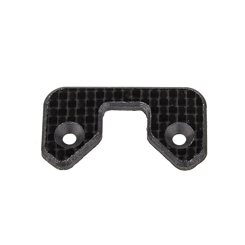 AA91917 FT RC10 One-Piece Rear Wing Button, carbon fiber