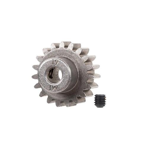 AX6480X Gear,19-T pinion,1.0 metric pitch,fits 5mm shaft/set screw for use with steel spur gears