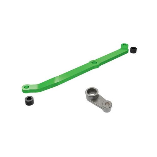 AX9748-GRN Steering link,6061-T6 aluminum green/servo horn,metal/spacers(2)/3x6mm CCS/2.5x7mm SS