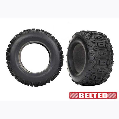 AX9571 Tires, Sledgehammer (belted) (2)/ foam inserts (2)