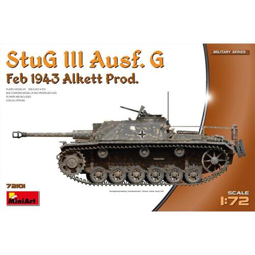 BE72101 1대72 StuG III Ausf. G  1943년 2월 생산형