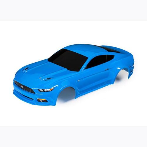 AX8312A Body, Ford Mustang, Grabber Blue (painted, decals applied)