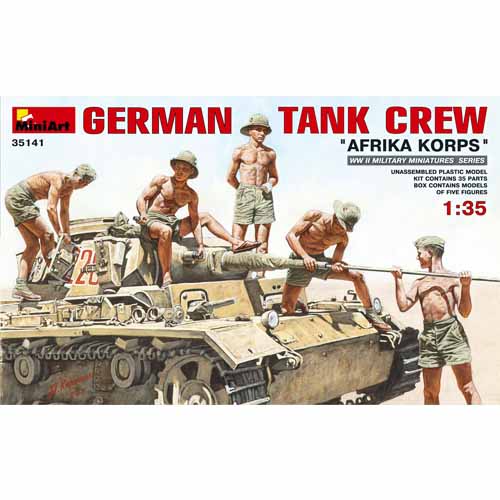 BE35141 1/35 German Tank Crew &quot;Afika KORPS&quot;