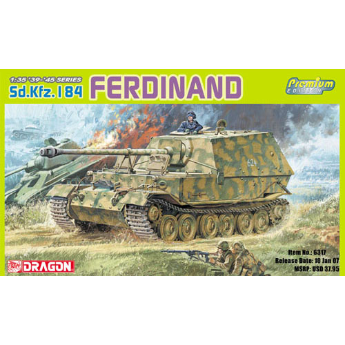 BD6317 1/35 Ferdinand (with Metal Barrel) ~ Premium Edition