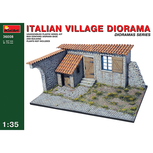 BE36008 1/35 Italian Village Diorama