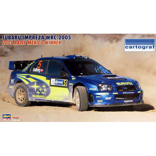 BH25035 CR35 1/24 Subaru Impreza 2005 Mexico Winner(카르토그라프 데칼포함)