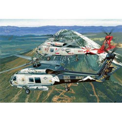 BD4621 1/144 SH-60F HS-14 Chargers + SH-60B HSL-51 Warlords (Twin Pack)(부품파손)