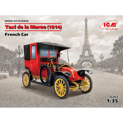 BICM35659 1/35 Taxi de la Marne (1914), French Car (100% new molds)