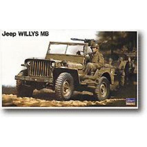 BH24501 MV1 1/24 Willys MB Jeep with U.S.Army Driver (하세가와 단종)