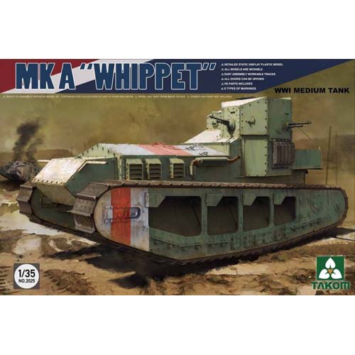 BT2025 1/35 WWI Medium Tank Mk.A WHIPPET