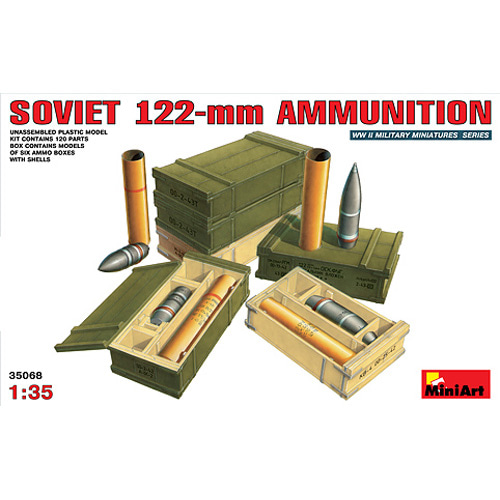 BE35068 1/35 Soviet 122mm Ammunition(포탄상자 6개 포함)