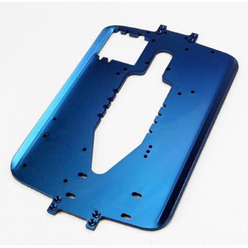 AX5122R Chassis 6061-T6 aluminum (4.0mm) (blue) (standard replacement for all Maxx series)