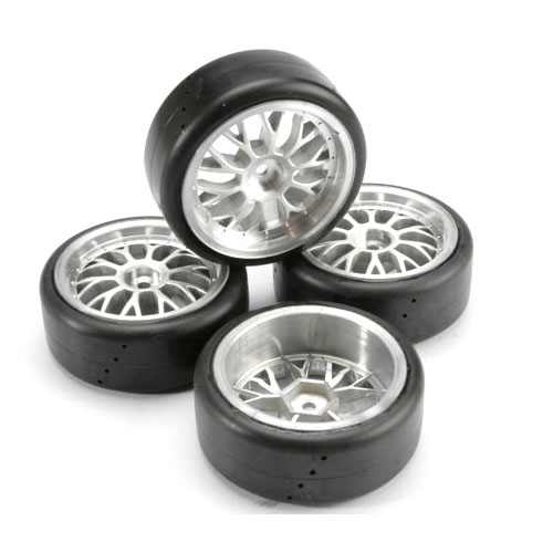 AX4873 Tires Pro-Trax on-road (medium compound with contoured inserts)(2 left 2 right)