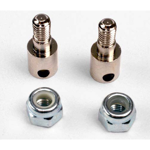 AX3180 Rod guides (2)/ 3mm nylon locknuts (2)