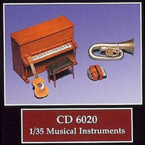 ESCD6020 1/35 악기세트- MUSICAL INSTRUMENTS