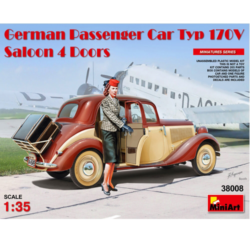 BE38008 1/35 German Passenger Car Typ 170V.Saloon 4 Doors