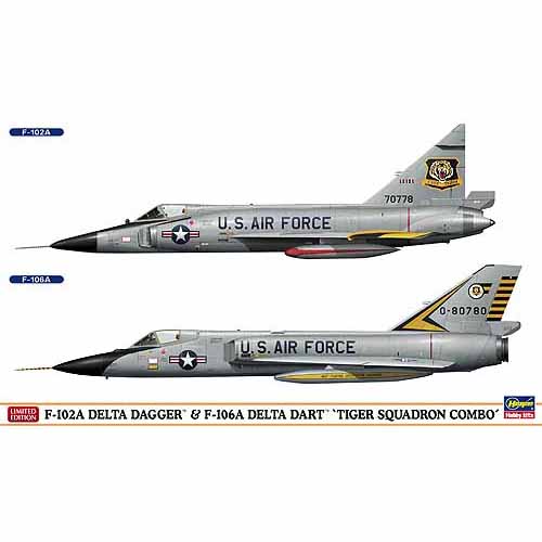 BH02035 1/72 F-102A Delta Dagger &amp; 1/72 F-106A Delta Dart( 두 대 포함)