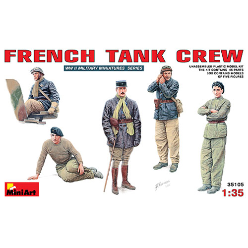 BE35105 1/35 French Tank Crew