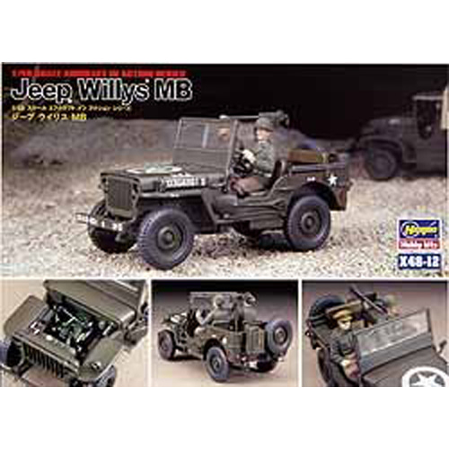 BH36012 X48-12 1/48 Jeep Willys MB (하세가와 단종)