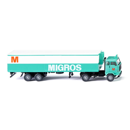 BW054301 1/87 Refrigerated semi-trailer (Volvo F89) &quot;Migros&quot;