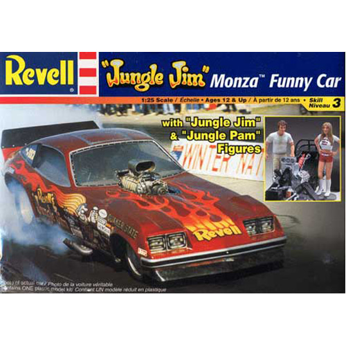 BM7689 1/24 Jungle Jim Monza Funny Car w/ Figures