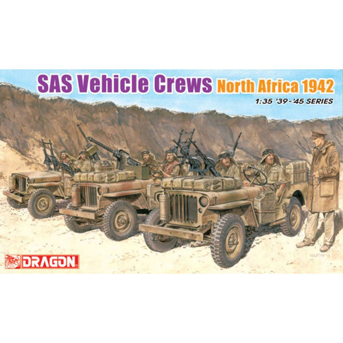 BD6682 1/35 SAS Vehicle Crews (7 Figures Set) North Africa 1942 - 차량 미포함