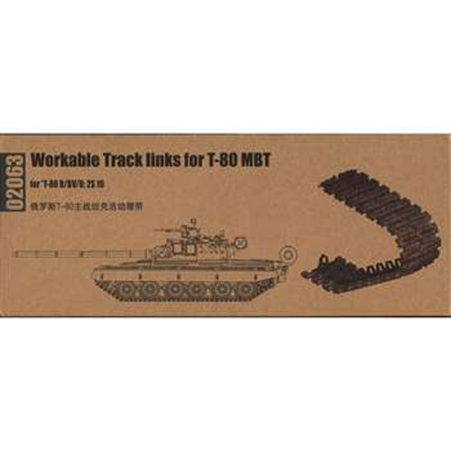 TR02063 1/35 Workable Track Links for T-80B/BV/U -