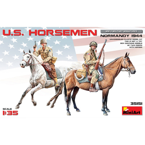 BE35151 1/35 U.S. Horsemen Normandy 1944
