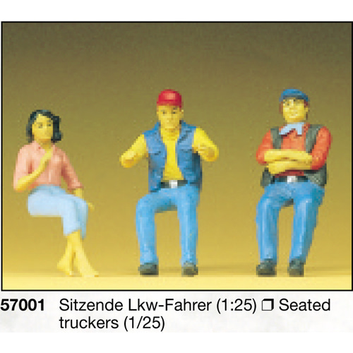 FSP57001 1/25 앉은 트럭 운전사 (도색:3명)