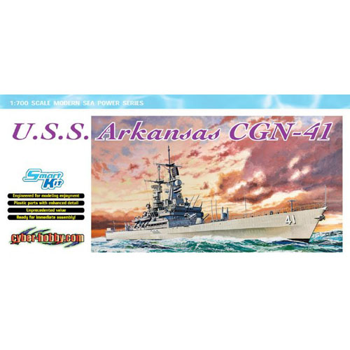 BD7124 1/700 U.S.S. Arkansas CGN-41