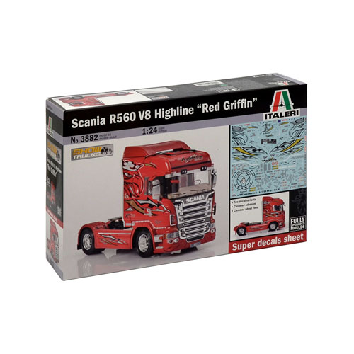 BI3882 1/24 Scania R560 V8 HighlineRed Griffin