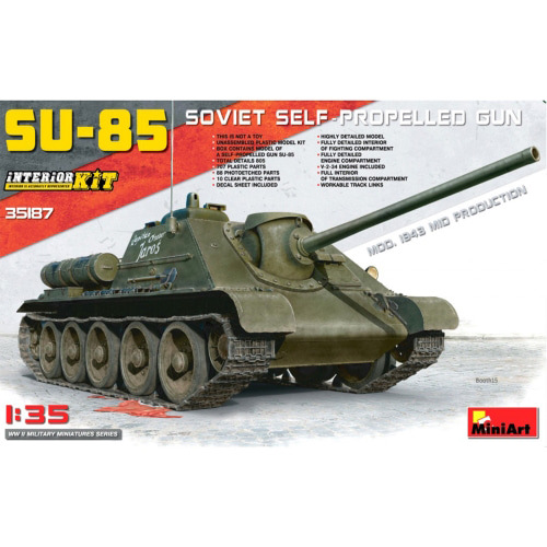 BE35187 1/35 SU-85 SOVIET Self-Propelled Gun Interior Kit - 박스 손상