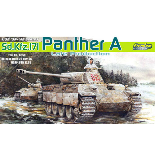 BD6358 1/35 Sd.Kfz.171 Panther A Late Production ~ Premium Edition