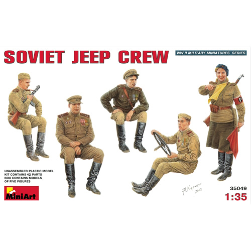 BE35049 1/35 Soviet Jeep Crew