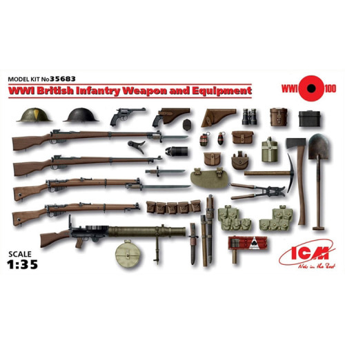 BICM35683 1/35 WWI British Infantry Weapon and Equipment