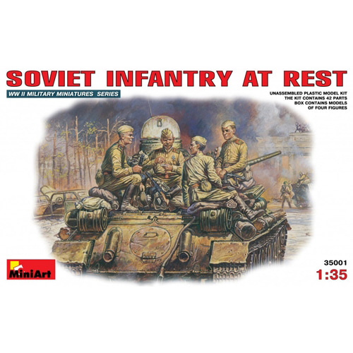 BE35001 1/35 Soviet infantry at rest (1943-45)