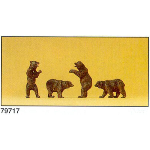 FSP79717 1/160 갈색곰 (도색:4마리)