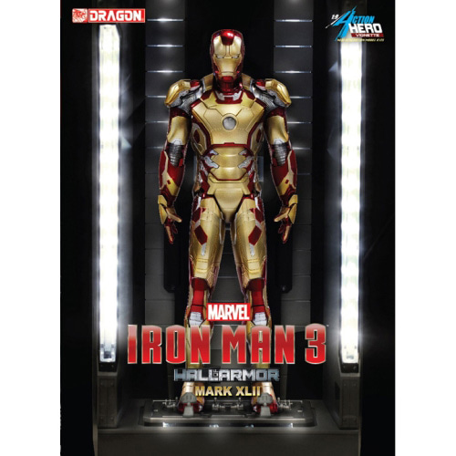 BD38132 1/9 Iron Man 3 - Hall of Armor Mk.XLII Multi-Poseable