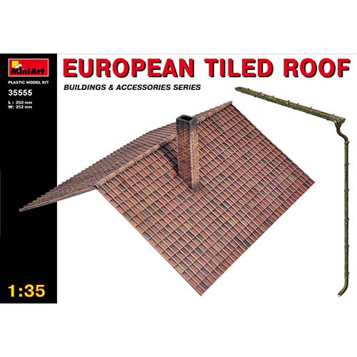BE35555 1/35 European Tiled Roof(지붕)